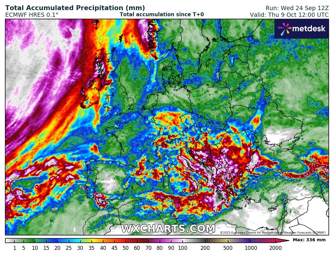 Meteo Balkans: Задава се дъжд към октомври 2025г